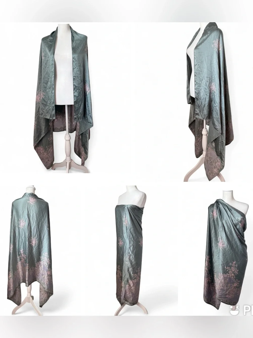 Victoria’s Secret Silk Scarf Wrap Vintage